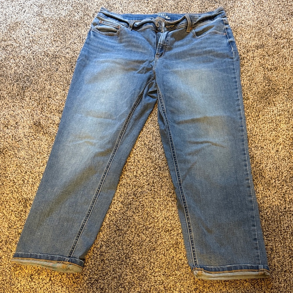 Time and Tru Women's Boyfriend Jeans 16